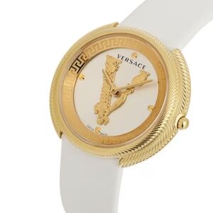 Leather Strap Watch, 38mmVersace